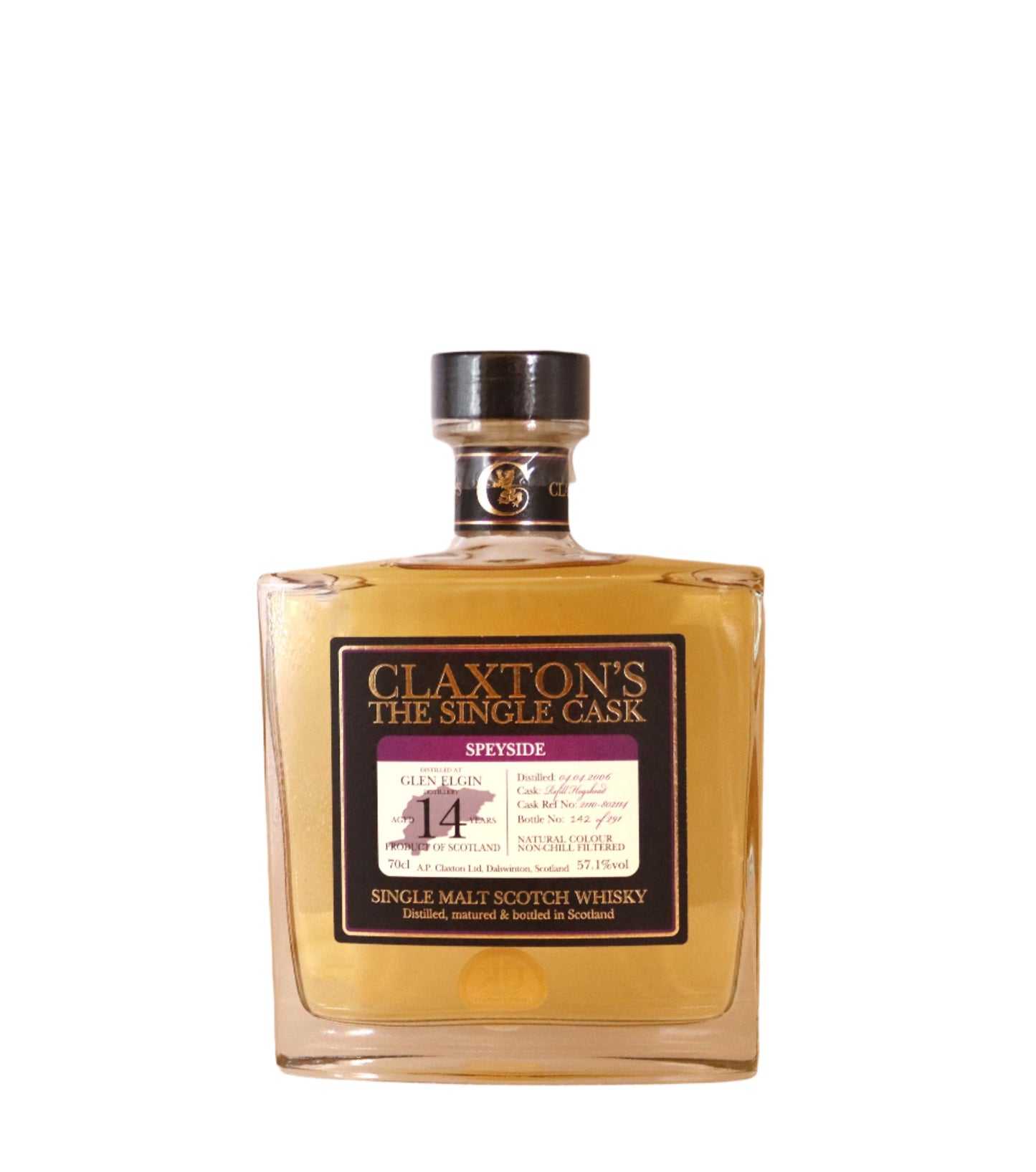Glen Elgin Single Malt Scotch Whisky 2006