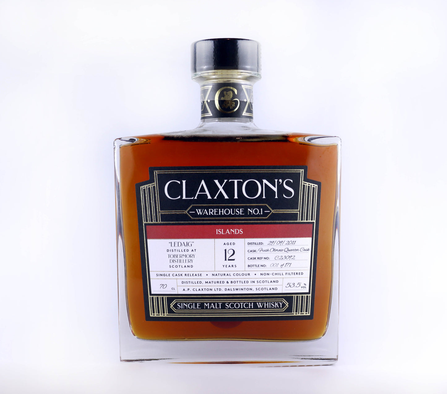 Ledaig Distilled at Tobermory 12 year old